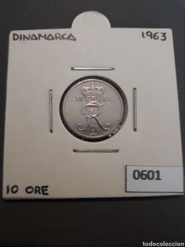 Monedas antiguas de Europa: Dinamarca 10 ore 1963 - Foto 1