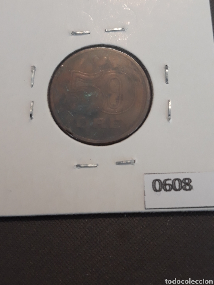 Monedas antiguas de Europa: Dinamarca 50 ore 1992 - Foto 2