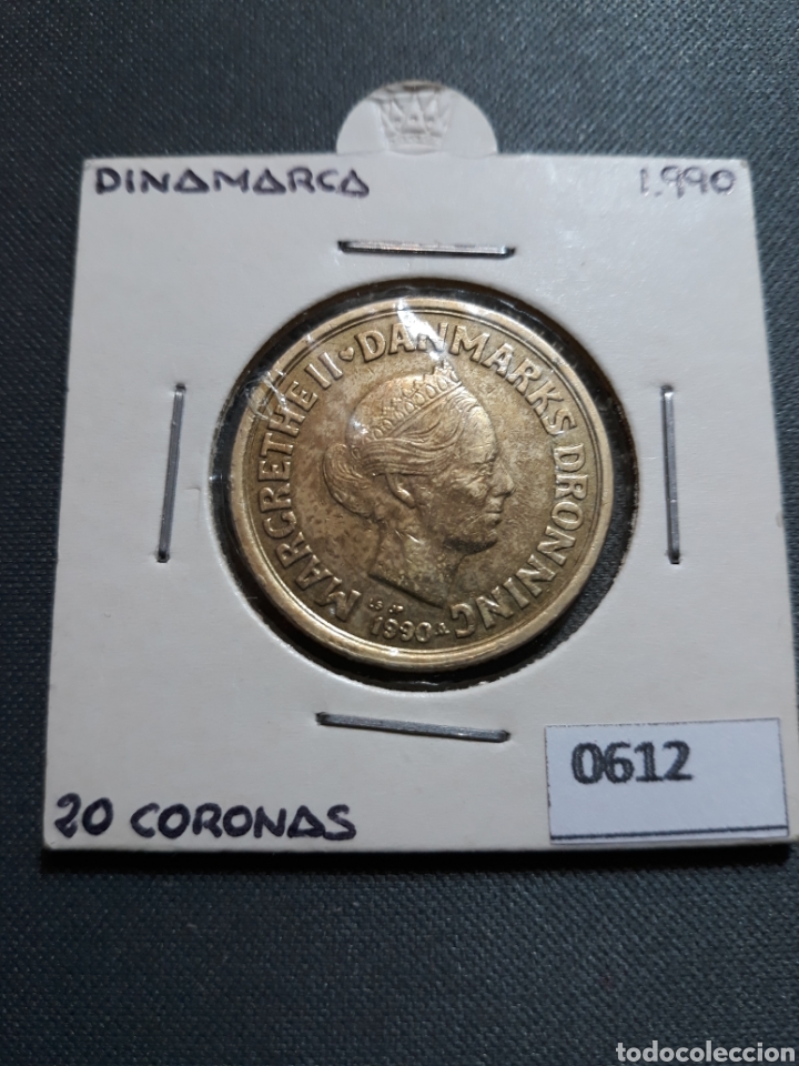 Monedas antiguas de Europa: Dinamarca 20 coronas 1990 - Foto 1
