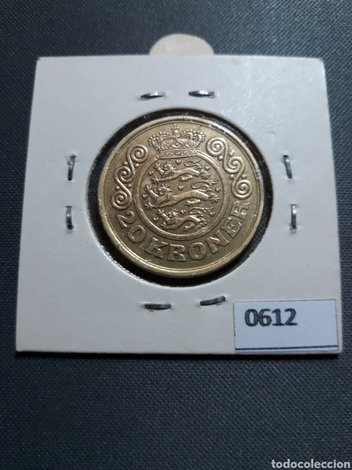 Monedas antiguas de Europa: Dinamarca 20 coronas 1990 - Foto 2