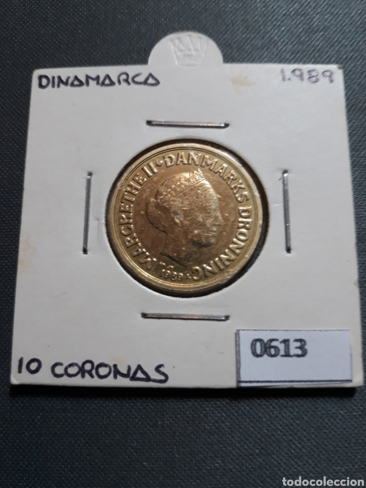 Monedas antiguas de Europa: Dinamarca 10 coronas 1989 - Foto 1