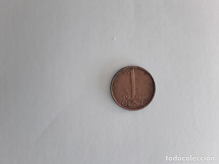 Monedas antiguas de Europa: 1 MONEDA DE HOLANDA DE 1 CENTIMO DEL A&Ntilde;O 1967 - Foto 1