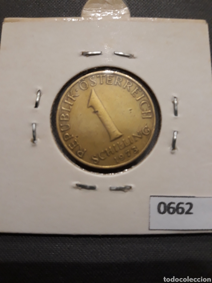 Monedas antiguas de Europa: Austria 1 chel&iacute;n 1973 - Foto 2