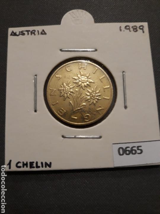 Monedas antiguas de Europa: Austria 1 chel&iacute;n 1989 - Foto 1