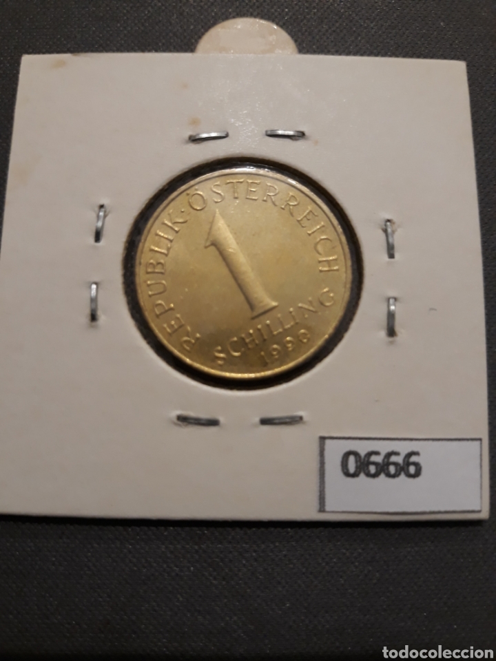 Monedas antiguas de Europa: Austria 1 chel&iacute;n 1990 - Foto 2