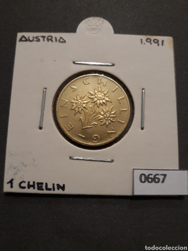 Monedas antiguas de Europa: Austria 1 chel&iacute;n 1991 - Foto 1