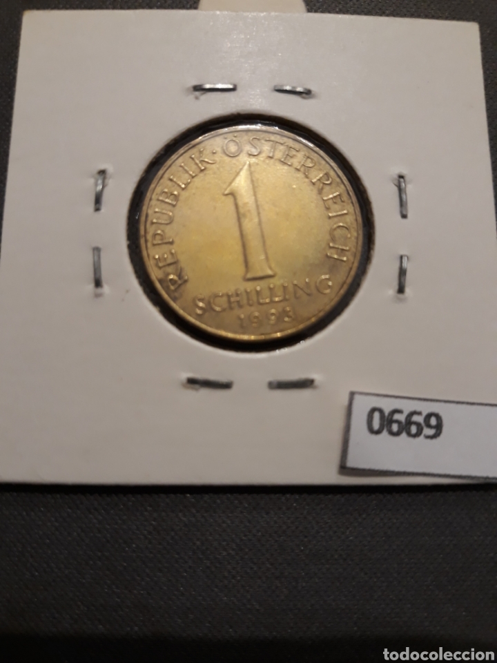 Monedas antiguas de Europa: Austria 1 chel&iacute;n 1993 - Foto 2