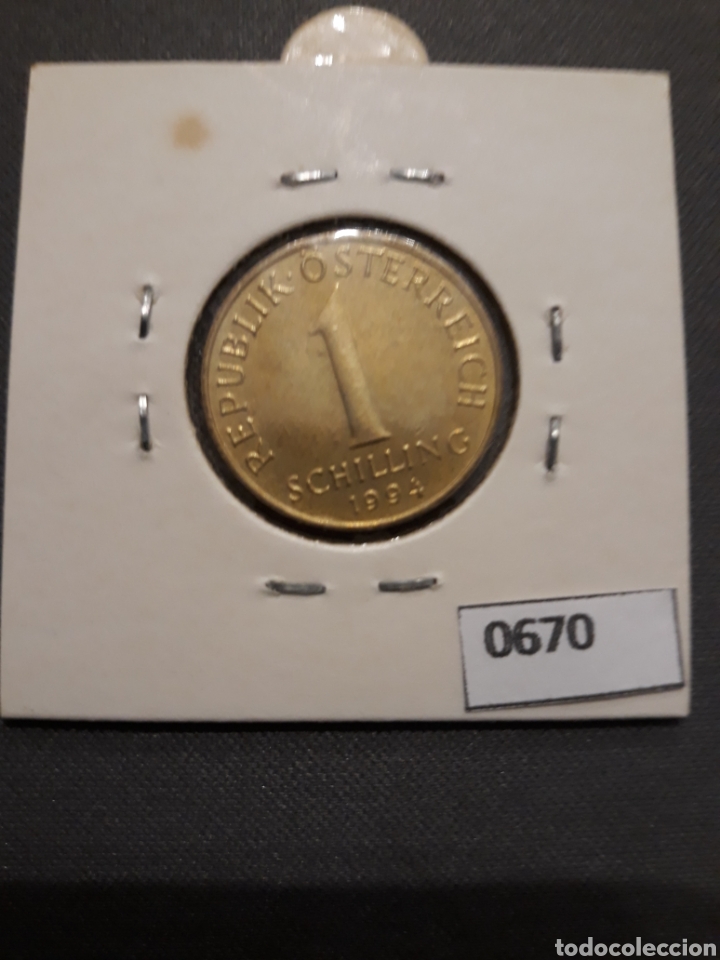 Monedas antiguas de Europa: Austria 1 chel&iacute;n 1994 - Foto 2