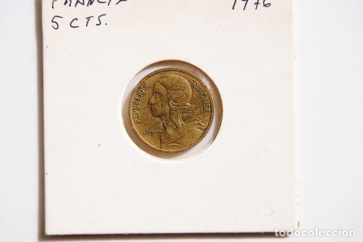 Monedas antiguas de Europa: Francia, 5 centimos 1976 - Foto 1