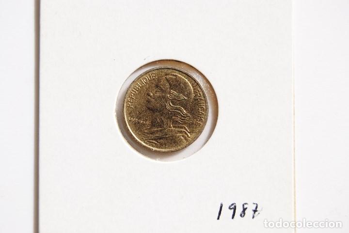 Monedas antiguas de Europa: Francia, 5 centimos 1987 - Foto 1