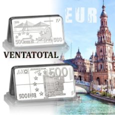Monedas antiguas de Europa: EUROPA LINGOTE 500 € EUROS DE PLATA 45 GRA - Nº6