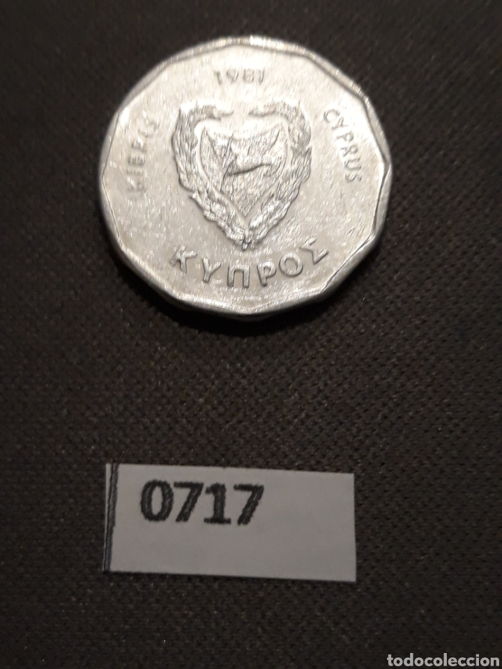 Monedas antiguas de Europa: Chipre 5 centavos 1981 - Foto 1