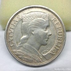 Monedas antiguas de Europa: MONEDA DE PLATA - 5 PIECI LATI 1931 (LETONIA) - MEDIDA 36 MM - PESO 25.05 GR.. Lote 154776814