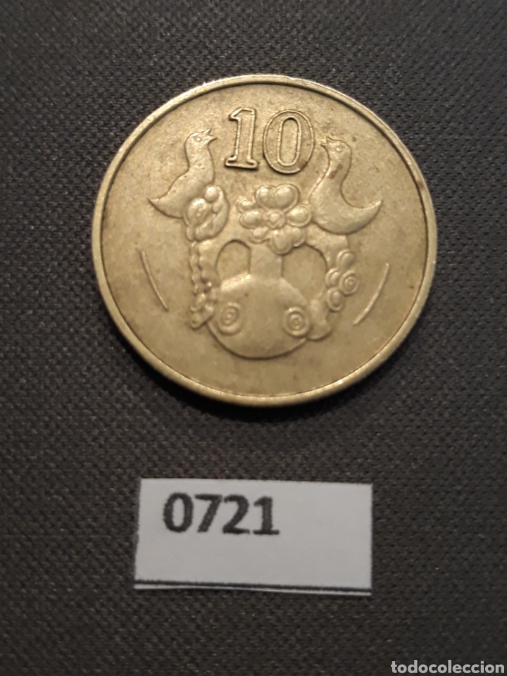Monedas antiguas de Europa: Chipre 10 centavos 1985 - Foto 2