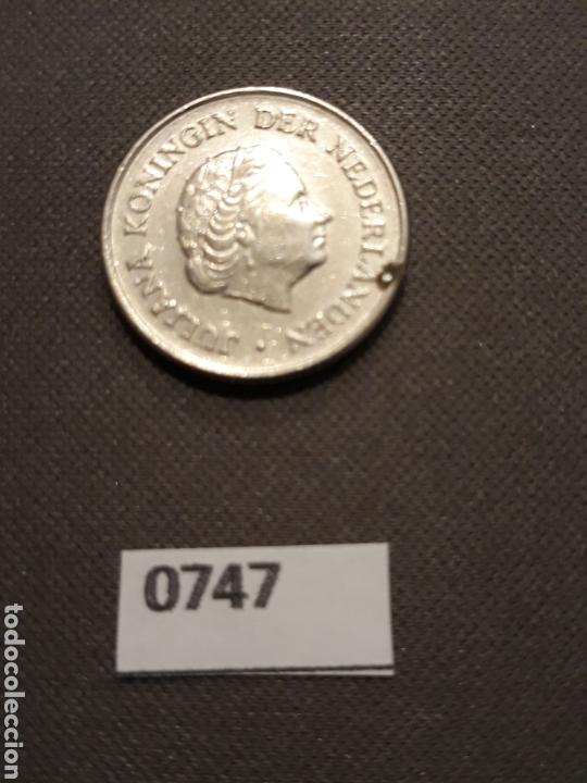 Monedas antiguas de Europa: Holanda 25 c&eacute;ntimos 1967 - Foto 2