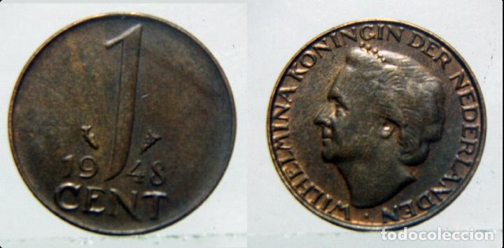 Monedas antiguas de Europa: MONEDA DE HOLANDA 1 CENTIMO 1948 - Foto 1