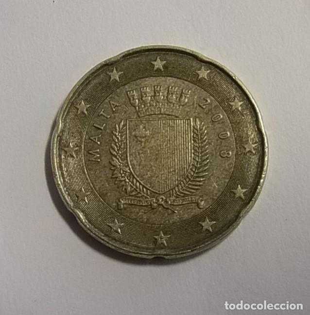Monedas antiguas de Europa: MALTA 50 C&Eacute;NTIMOS 2008 - BC. - Foto 1