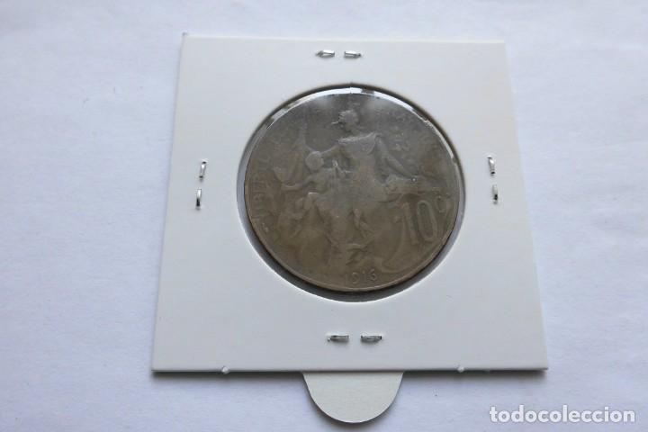 Monedas antiguas de Europa: Francia 10 Centimos 1916 - Foto 2