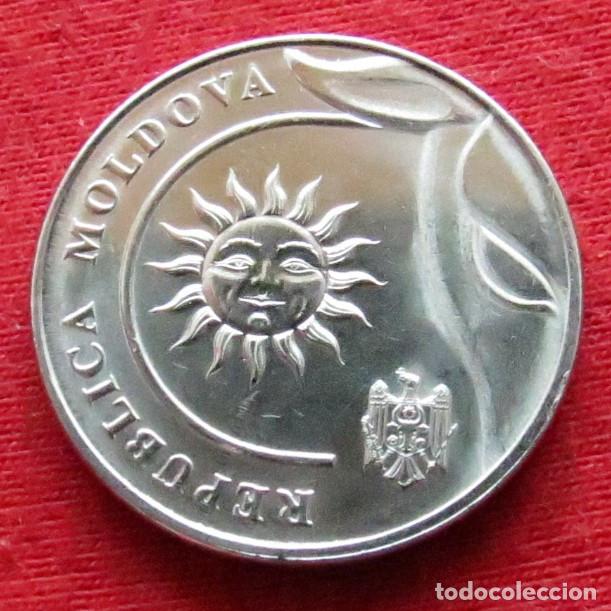 Monedas antiguas de Europa: Moldavia Moldova 2 lei 2018 - Foto 2
