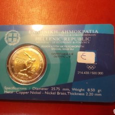 Monedas antiguas de Europa: 2004 GRECIA SET 2 EUROS 500.000 UNIDADES NÚMERO 214438