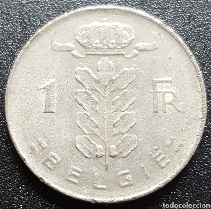 Monnaies anciennes de Europe: MONEDA - BELGICA 1 FRANCO 1975 (BELGI&Euml;)