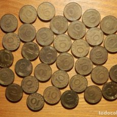 Monedas antiguas de Europa: COLECCIÓN LOTE 36 MONEDAS DE ALEMANIA - 10 PEENNIG - DIFERENTES AÑOS ALGUNA REPETIDA