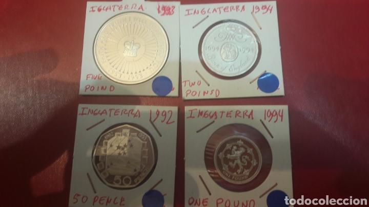 Monedas antiguas de Europa: Monedas Inglesas lote - Foto 1