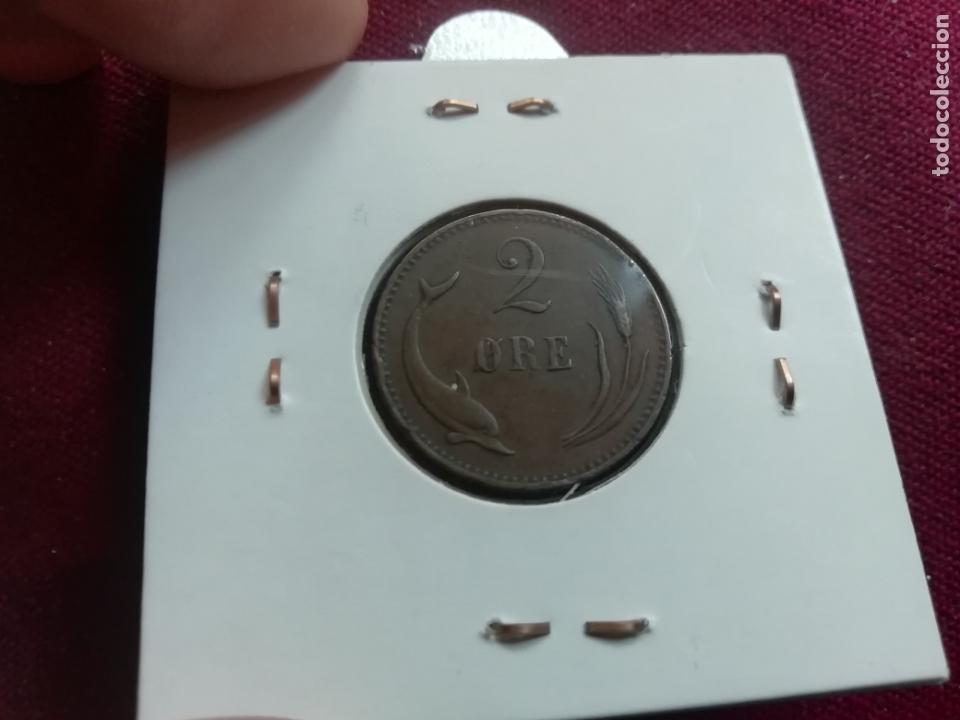 Monedas antiguas de Europa: Dinamarca. 2 Ore de 1894. MBC+ - Foto 2