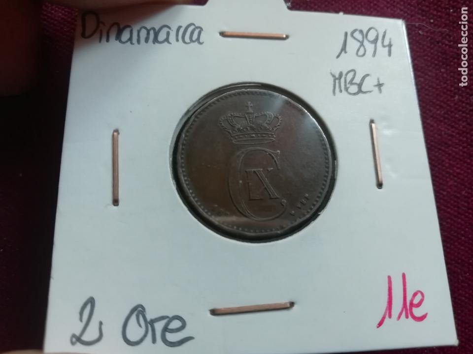 Monedas antiguas de Europa: Dinamarca. 2 Ore de 1894. MBC+ - Foto 1