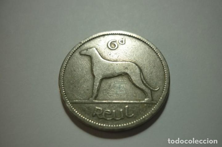 Monedas antiguas de Europa: EIRE 1942 6 d - Foto 1