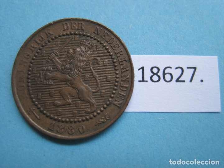 Monedas antiguas de Europa: Holanda 1 c&eacute;ntimo 1880 - Foto 1