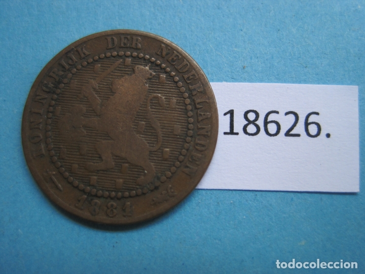Monedas antiguas de Europa: Holanda 1 c&eacute;ntimo 1881 - Foto 1