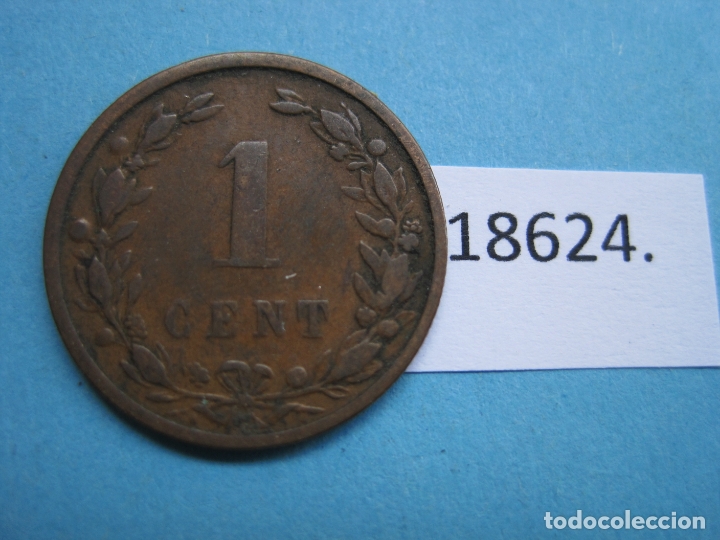 Monedas antiguas de Europa: Holanda 1 c&eacute;ntimo 1900 - Foto 2