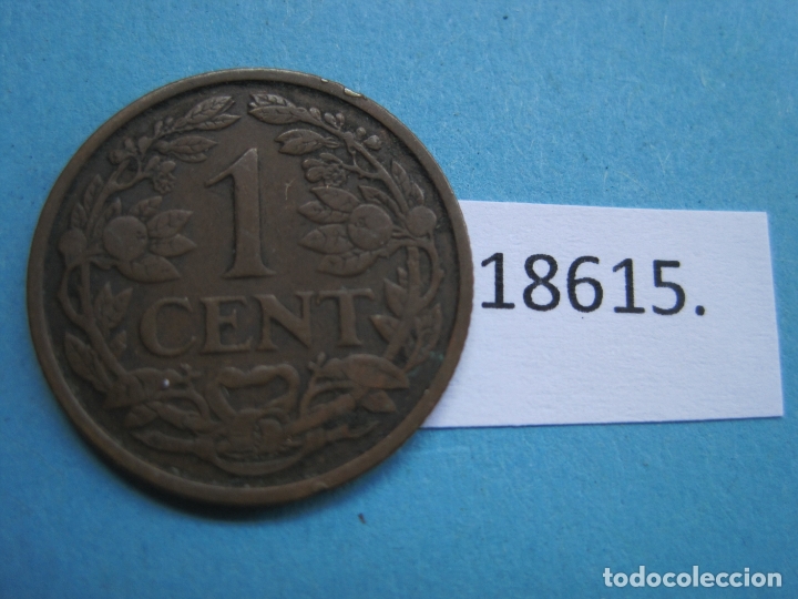 Monedas antiguas de Europa: Holanda , 1 c&eacute;ntimo 1929 - Foto 2