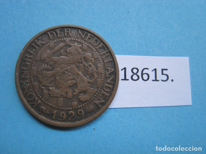 Monedas antiguas de Europa: Holanda , 1 c&eacute;ntimo 1929 - Foto 1
