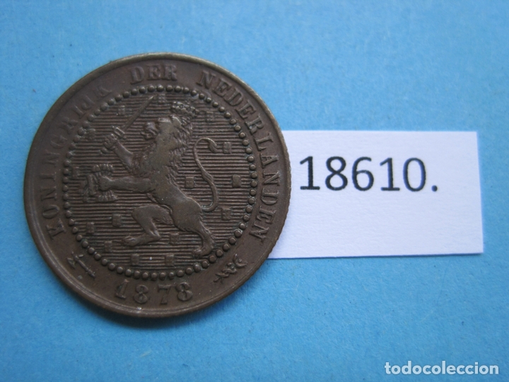 Monedas antiguas de Europa: Holanda, 1 c&eacute;ntimo 1878 - Foto 1