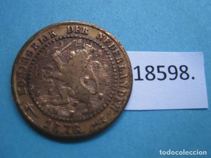 Monedas antiguas de Europa: Holanda, 1 c&eacute;ntimo 1878 - Foto 1