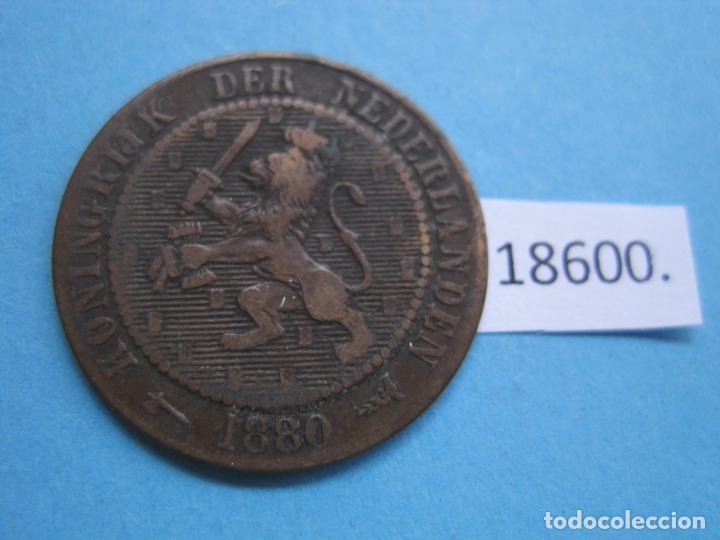Monedas antiguas de Europa: Holanda, 2 1/2 c&eacute;ntimos 1880 - Foto 1