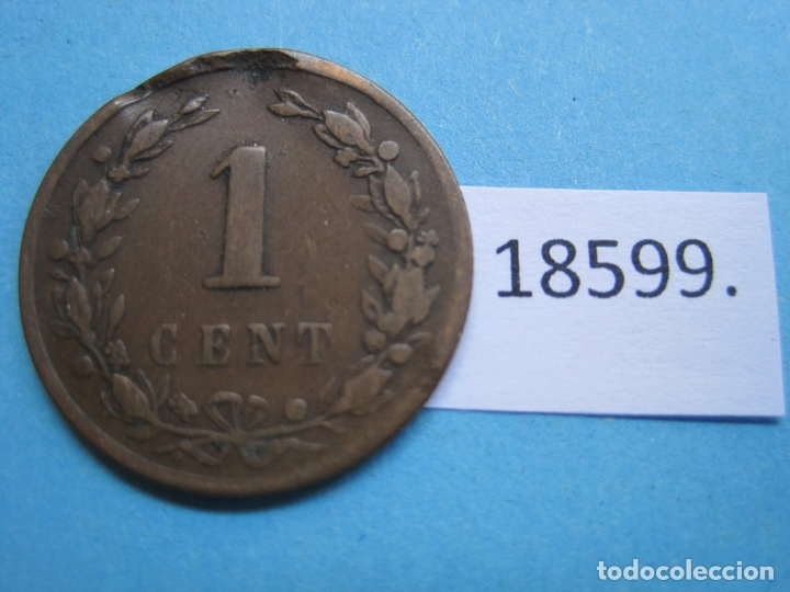 Monedas antiguas de Europa: Holanda, 1 c&eacute;ntimo 1878 - Foto 1