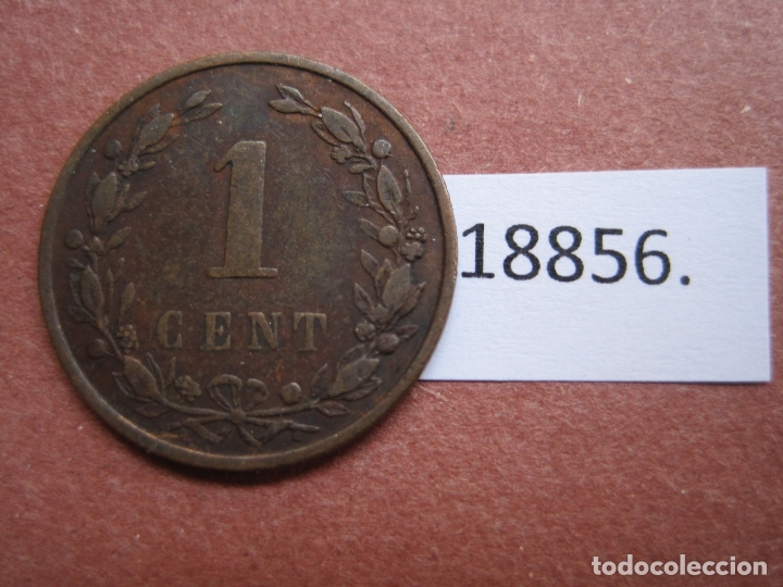 Monedas antiguas de Europa: Holanda 1 c&eacute;ntimo 1900 - Foto 2