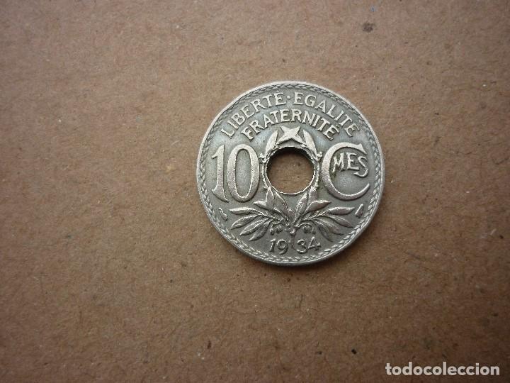 Monedas antiguas de Europa: FRANCIA - 10 CENTIMES 1934 - Foto 1