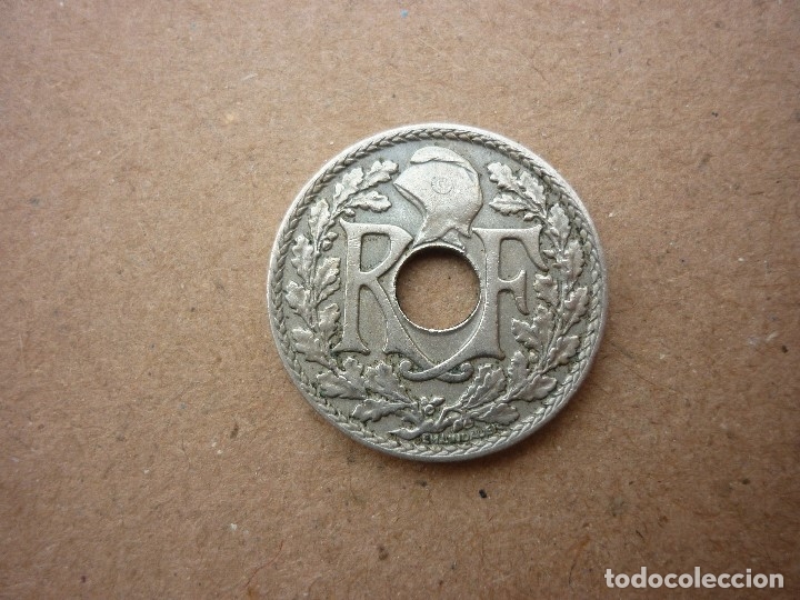 Monedas antiguas de Europa: FRANCIA - 10 CENTIMES 1934 - Foto 2