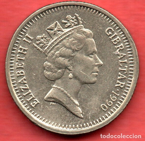 Monedas antiguas de Europa: GIBRALTAR - 1 LIBRA 1990 - Aprox. S/C - Foto 2