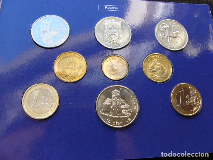 Andorra Serie 2002 3x 1 2 2x 5 10 Cents 1 2 E Comprar Monedas 
