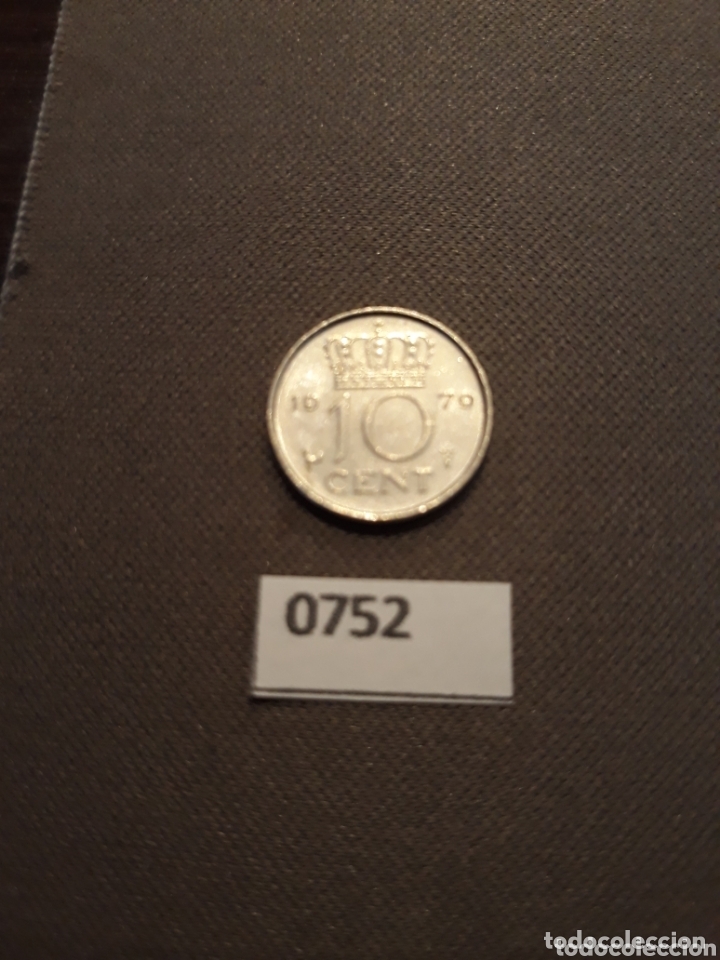 Monedas antiguas de Europa: Holanda 10 c&eacute;ntimos 1979 - Foto 2