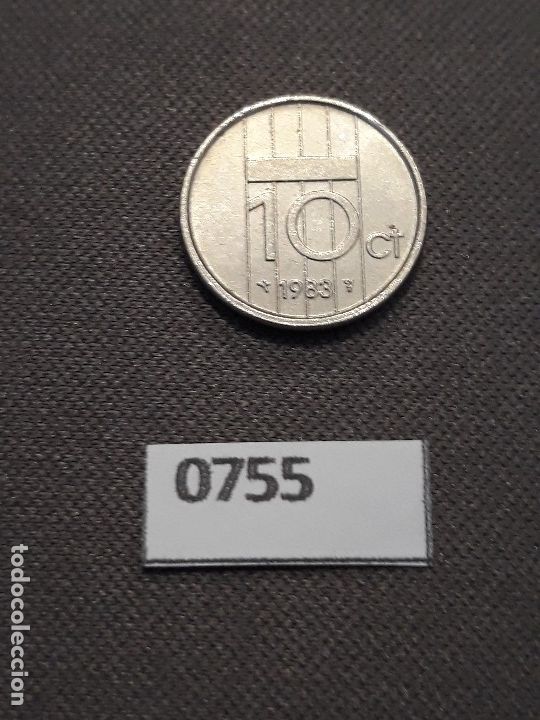 Monedas antiguas de Europa: Holanda 10 c&eacute;ntimos 1983 - Foto 1