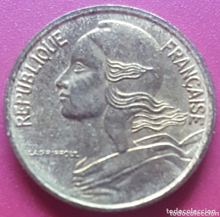 Monedas antiguas de Europa: MONEDA - FRANCIA 5 CENTIMOS 1983 - Foto 2