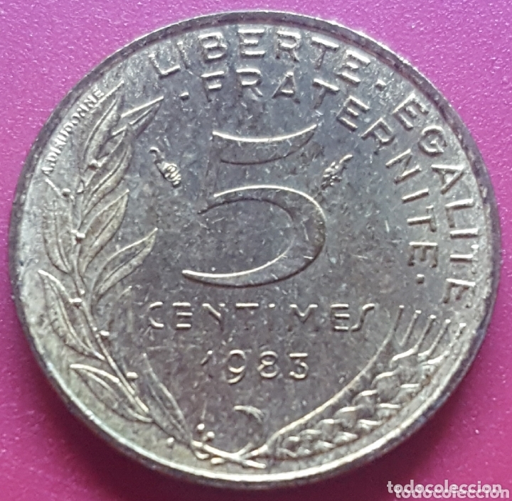 Monedas antiguas de Europa: MONEDA - FRANCIA 5 CENTIMOS 1983 - Foto 1
