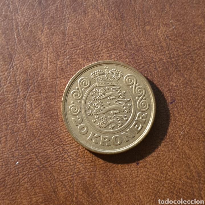 Monedas antiguas de Europa: Dinamarca 20 coronas 1990 - Foto 2