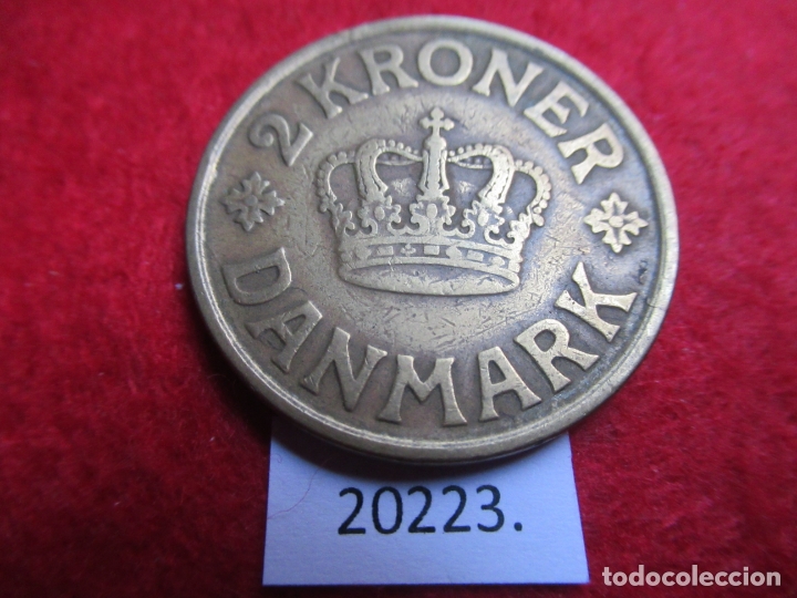Monedas antiguas de Europa: Dinamarca 2 coronas 1925 - Foto 1